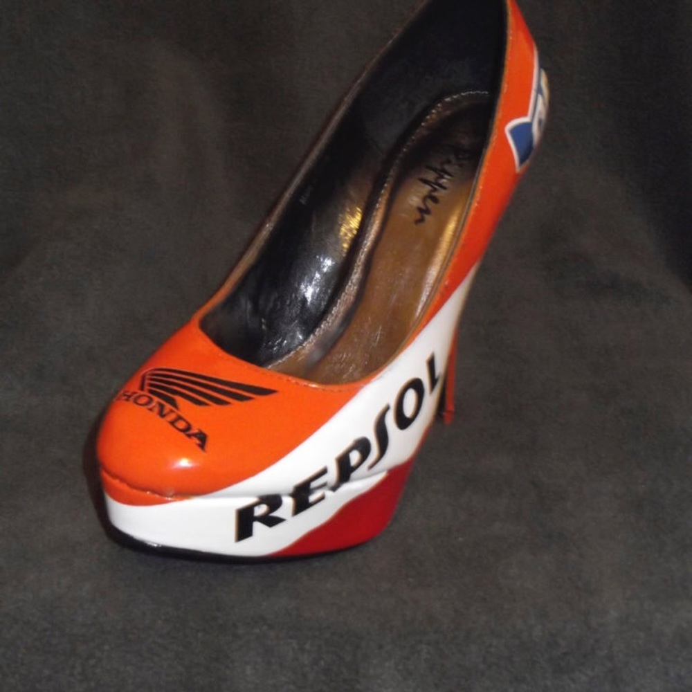 Custom brand heels